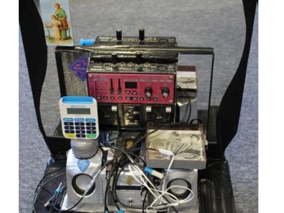 Tony Muldowney-Colston, 53, used this device to con people out of around $875,500. Picture: Met Police