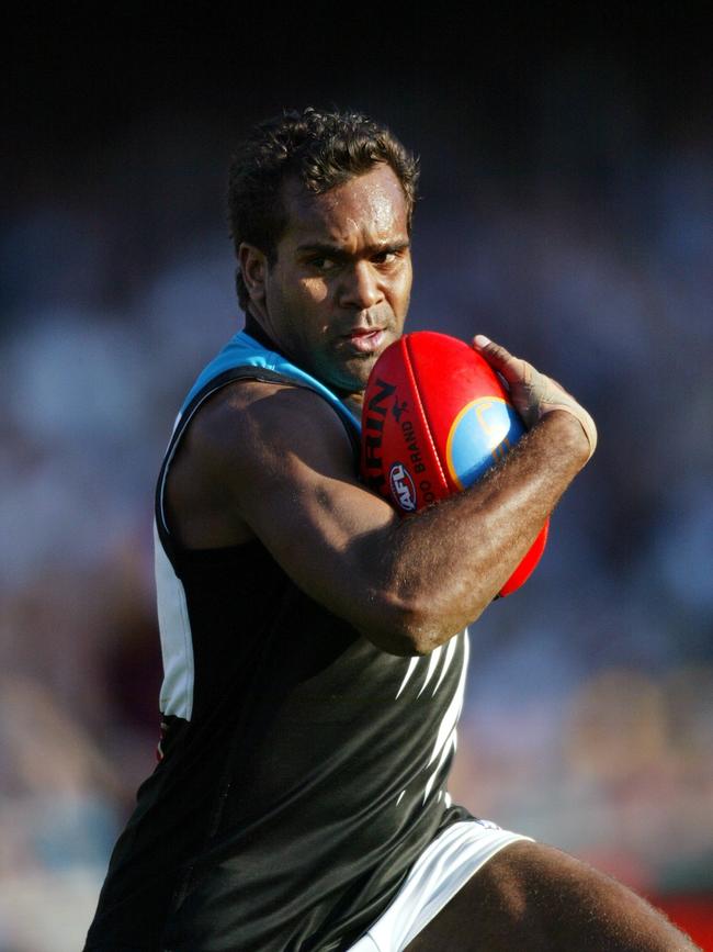 Norm Smith medallist Byron Pickett during the 2004 AFL Grand Final.