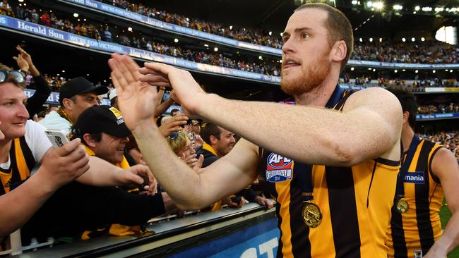 Jarryd Roughead has long been a favourite of Hawthorn and AFL fans. Picture: Nicole Garmston.