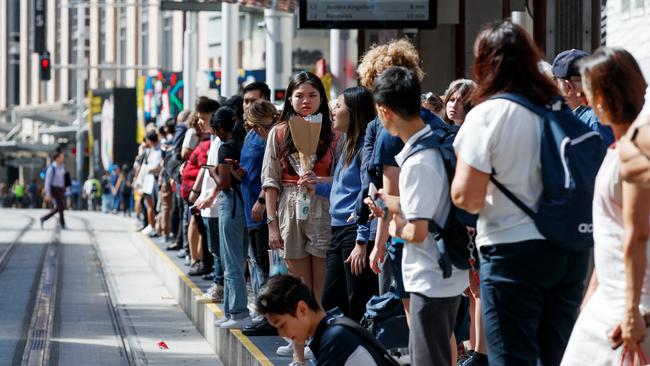 Commuters are facing major delays as train network impacted by incident at one station. Picture: NCA NewsWire / Nikki Short