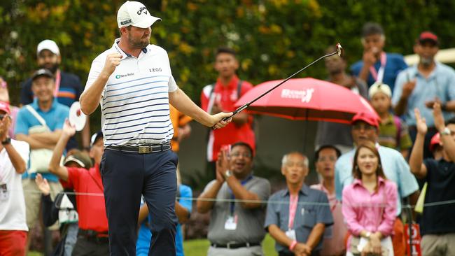 Leishman’s form is good news for Australian fans. (Sadiq Asyraf / AFP)