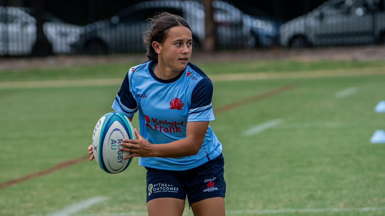 Waiaria Ellis at Waratahs training. Picture: Waratahs