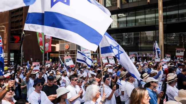 Israelis have been warned against travelling to Australia over fears of rising anti-Semitism. Picture: NCA NewsWire/ Dylan Robinson