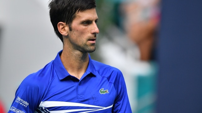 Novak Djokovic has confirmed he will not be competing in two upcoming tournaments in the United States due to coronavirus vaccine requirements. Picture: Mark Brown/Getty Images