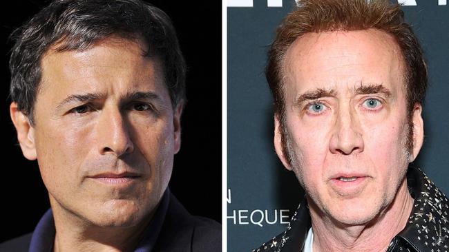 David O. Russell and Nicolas Cage.