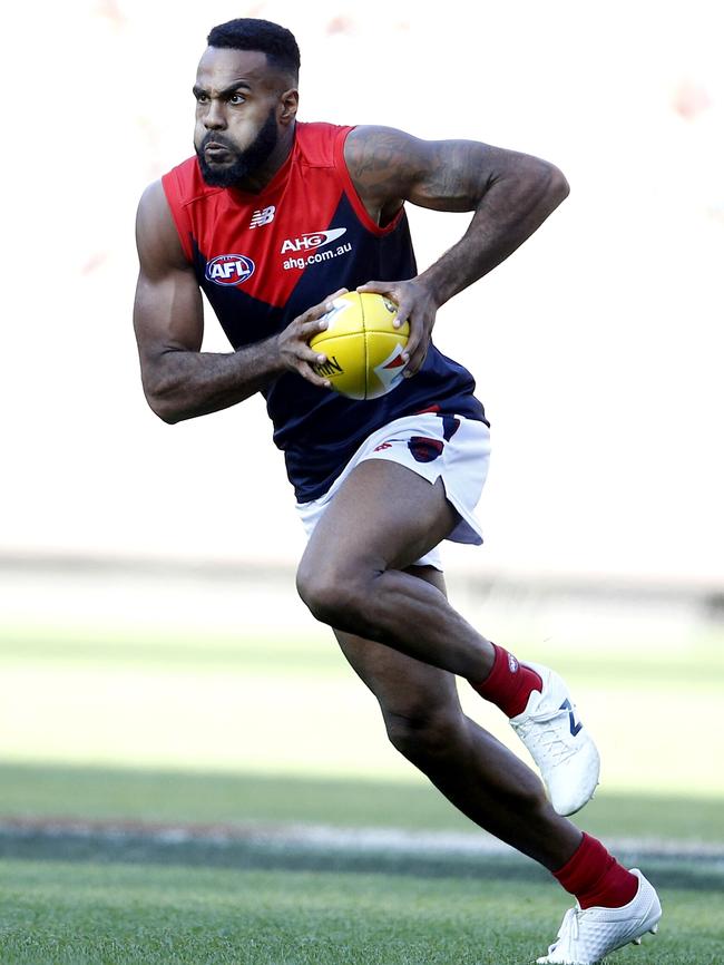 In action against Collingwood at the MCG. Picture: Michael Klein