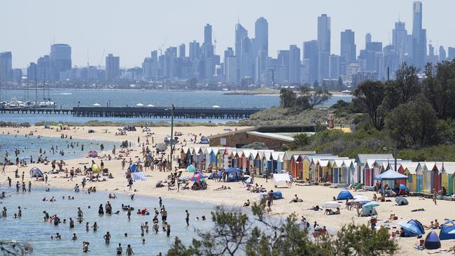 Melbourne is expected to hit 31C tomorrow. Picture: AAP/Ellen Smith