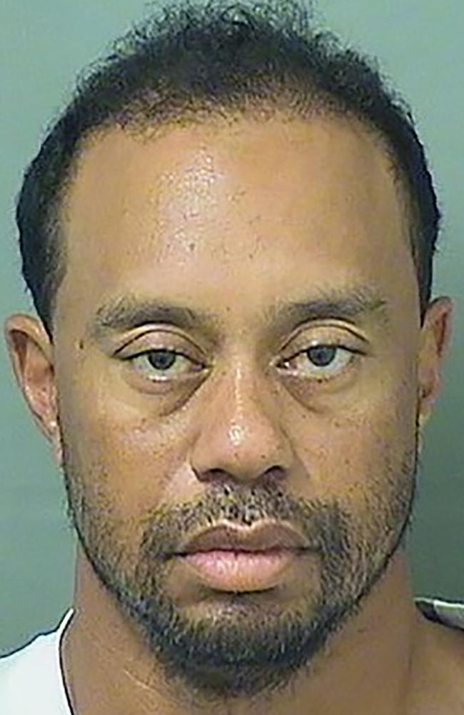 Tiger Woods’ mugshot from 2017.