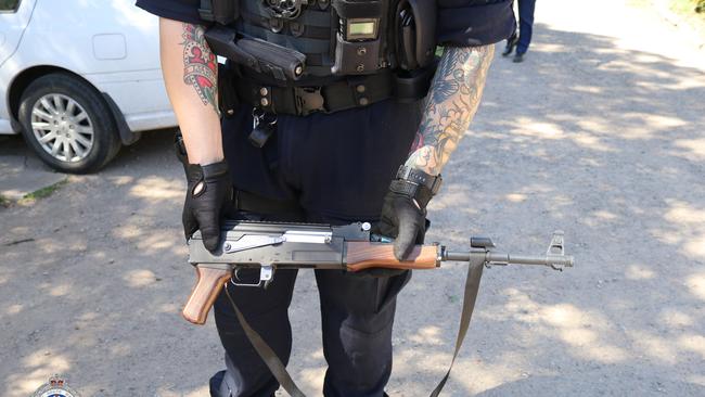 One of the guns seized. Picture: NSW Police.