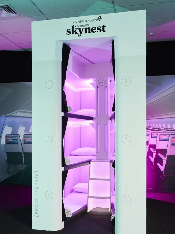 A Skynest pod spot will be available for four-hour bookings.