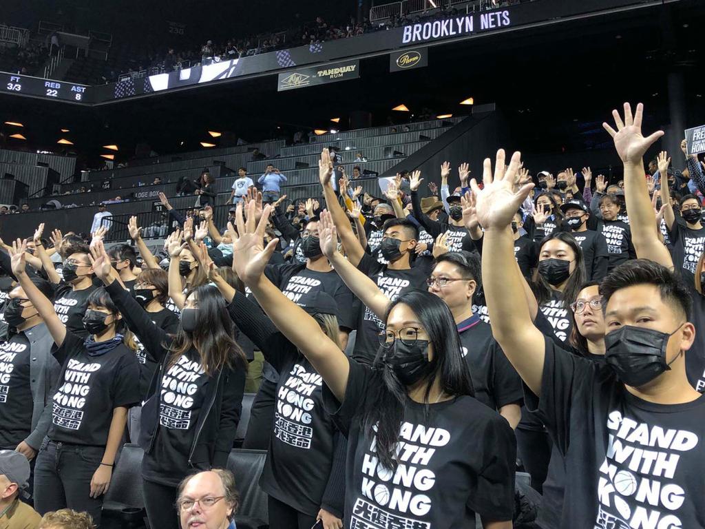 NBA fans protest in New York. Credit: Rachel Green.