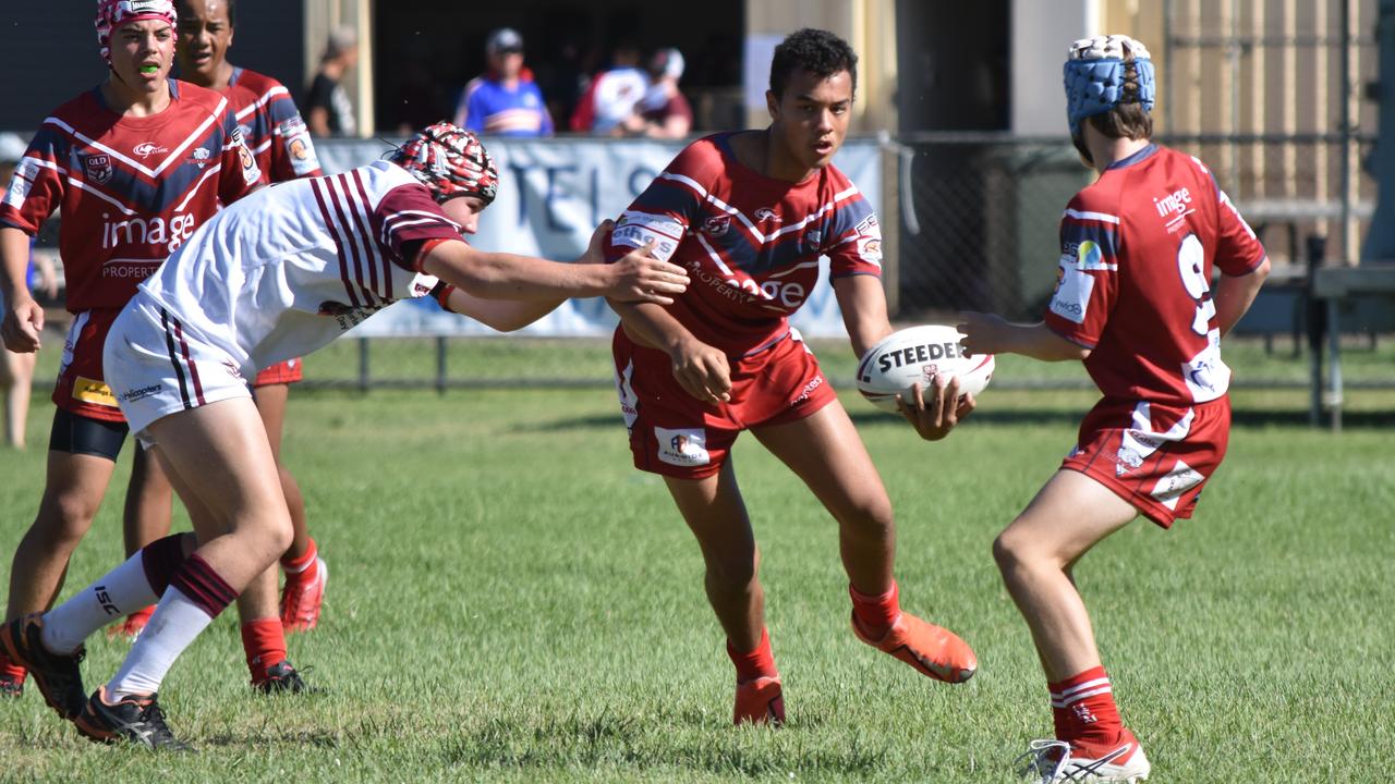 Wallumbilla-Surat Redbulls v Redcliffe Dolphins U16. Adrian Vowles Cup 2020.