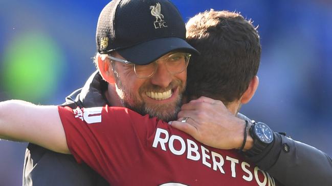 Jurgen Klopp’s Liverpool are locked in a battle with Manchester City for the Premier League title. Picture: Getty Images