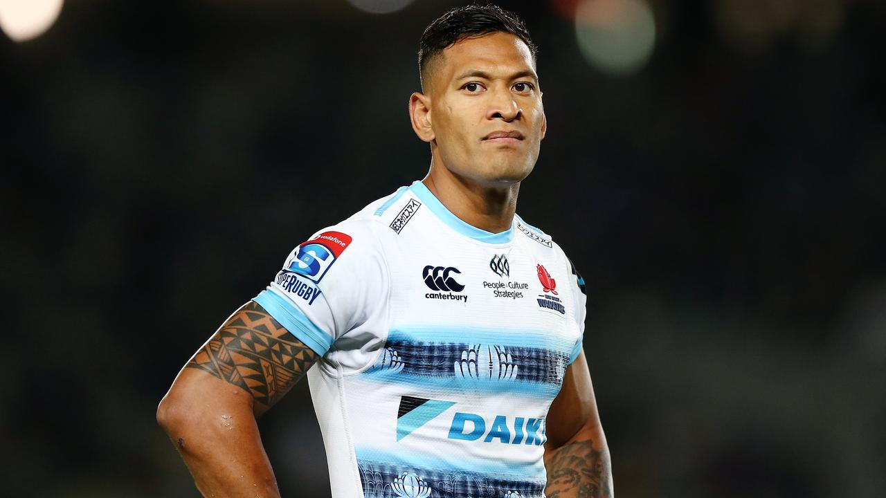 Israel Folau’s future is uncertain.