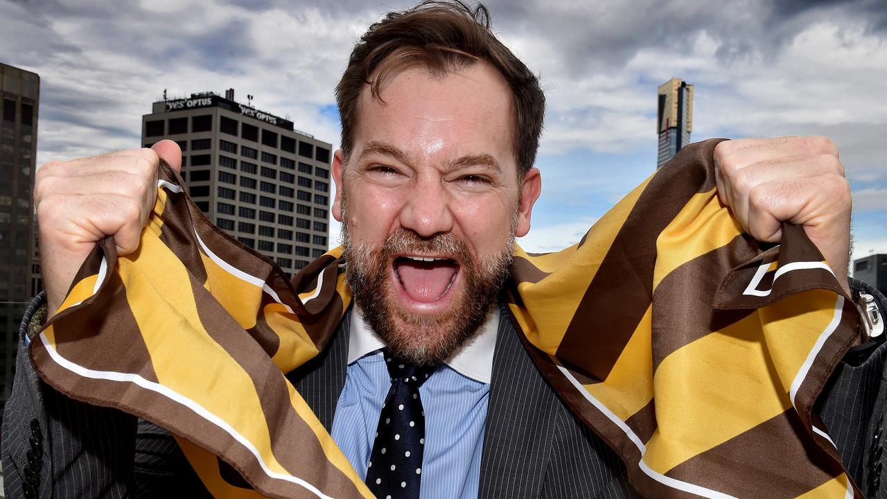 Anthony "Lehmo" Lehmann is a Hawthorn supporter. Picture: Jay Town