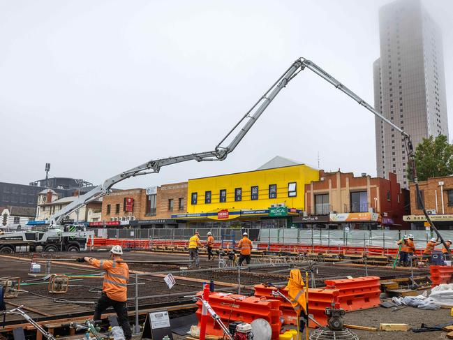 The Coalition could easily turn its election campaign in part into a referendum on the Suburban Rail Loop. Picture: Mark Stewart