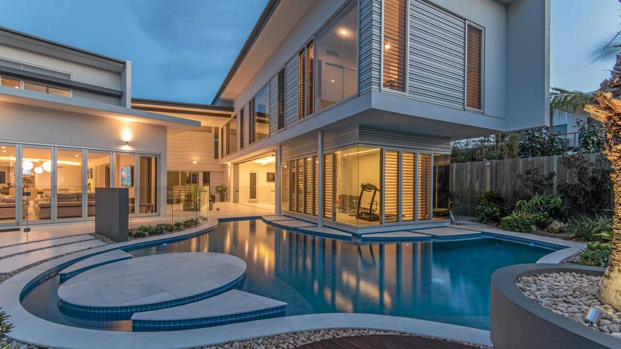 LUXURY LIVING: The Coral Cove home built by Steve Coates Constructions that took out the best home over $2 million and the Wide Bay Burnett House of the Year at the Master Builders Wide Bay Burnett Housing and Construction Awards. Picture: Contributed