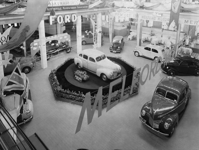 Inside the original Melford showroom.