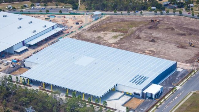 A warehouse in the industrial estate at Berrinba.