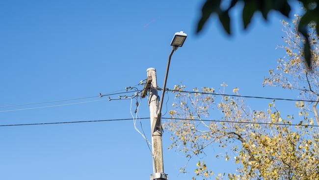 SYDNEY, AUSTRALIA - NewsWire Photos May 04, 2023 - A power line.Picture: NCA NewsWire / Christian Gilles