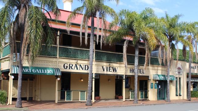 The Grand View Hotel in Cleveland closed during coronavirus restrictions. Picture: Marcel Baum