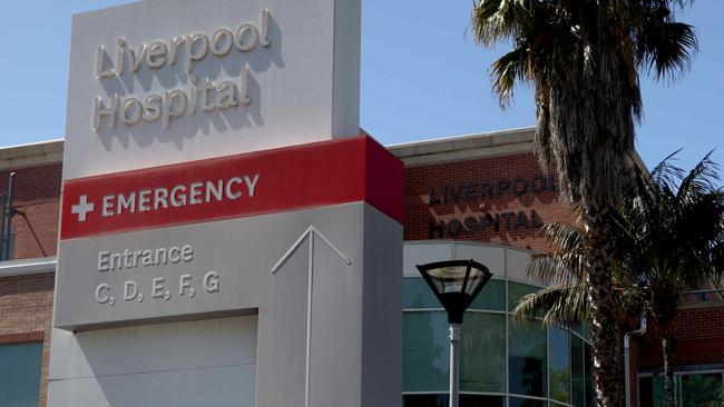 SYDNEY, AUSTRALIA - NewsWire Photos SEPTEMBER 23, 2021: Liverpool Hospital. Sydney's Liverpool Hospital has had dozens test positive for COVID-19 in a new outbreak with contact tracing underway across six separate wards.Picture: NCA NewsWire / Damian Shaw