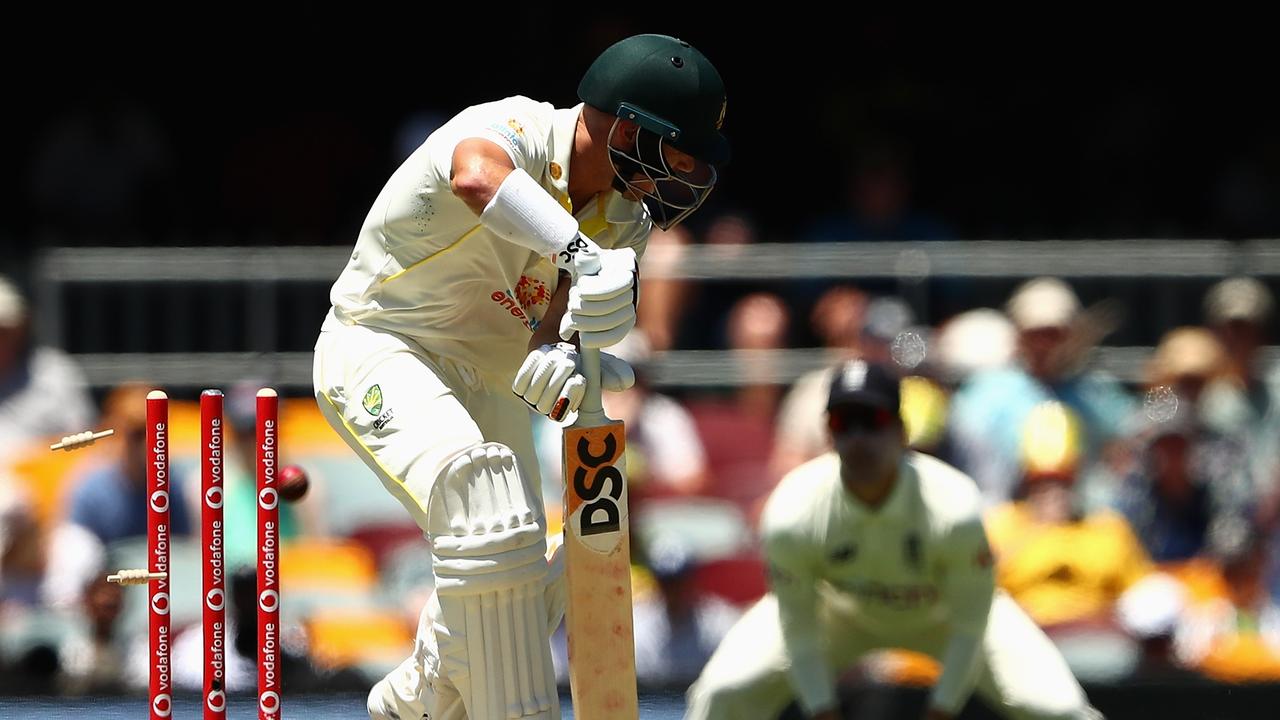 Warner rode his luck during a lengthy stay in the middle... but technology played a big part. Picture: Getty