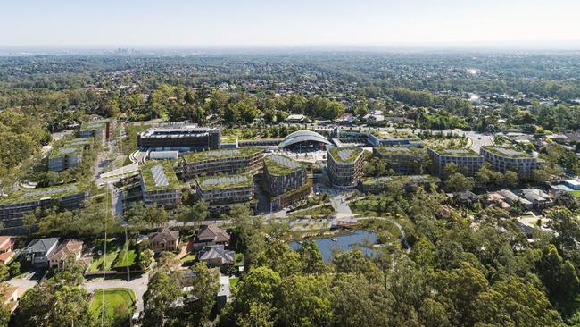 What it could look like … artist impression of Cherrybrook Station Precinct.