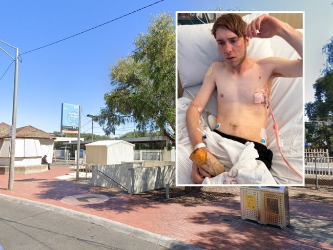 Tomas Petzler was repeatedly stabbed in a random attack at Werribee train station. Picture: Supplied/ Herald Sun