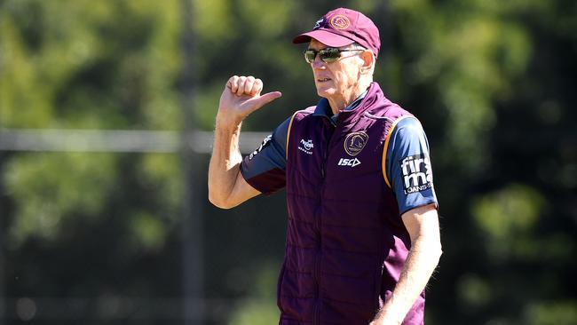 Wayne Bennett had to stints coaching the Broncos. (AAP Image/Dave Hunt).