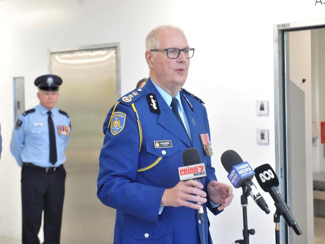 Commissioner of Corrections NSW Peter Severin at the opening of the Clarence Correctional Centre in June 2020. Photo: Tim Jarrett.