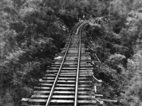 Three Pagodas Pass on the Thai Myanmar Railway.
