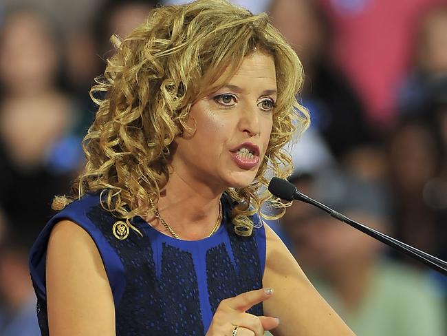 Democratic National Committee Chair, Congresswoman Debbie Wasserman Schultz of Florida who has resigned. Picture: AFP