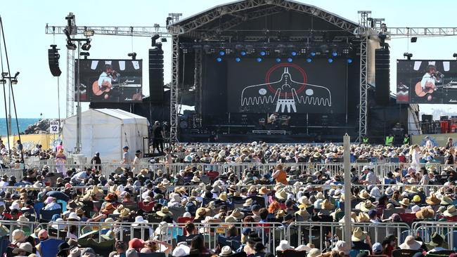 A zoned crowd watching John Butler at the Summersalt Festival this month. Pic: Dean Martin