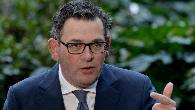 MELBOURNE, AUSTRALIA - NewsWire Photos SEPTEMBER 20, 2022: Victorian Premier, Daniel Andrews, makes a major funding announcement at the Austin Hospital in Melbourne. Picture: NCA NewsWire / Andrew Henshaw