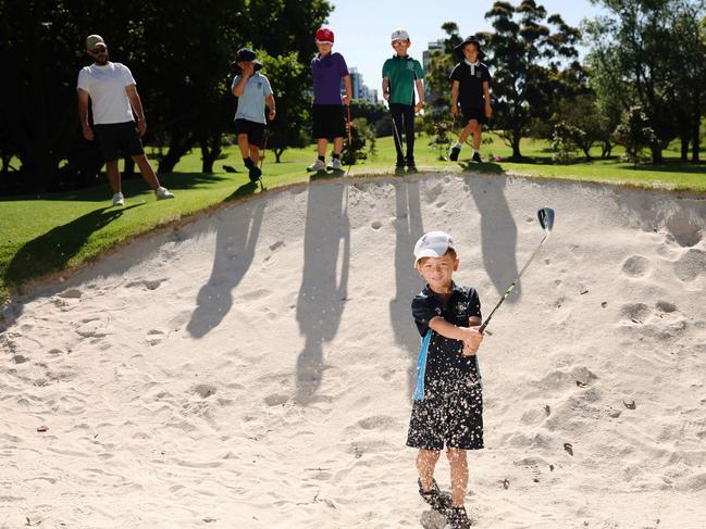 The Daily Telegraph 8.11.2024 Jamie Armitage.  Moore Park Golf Collective, comprising Golf Australia, PGA of Australia, Golf NSW and Moore Park Golf Club, announce an ambitious initiative to transform Moore Park South into a vibrant, world-class recreational and golf facility. . Picture: Rohan Kelly