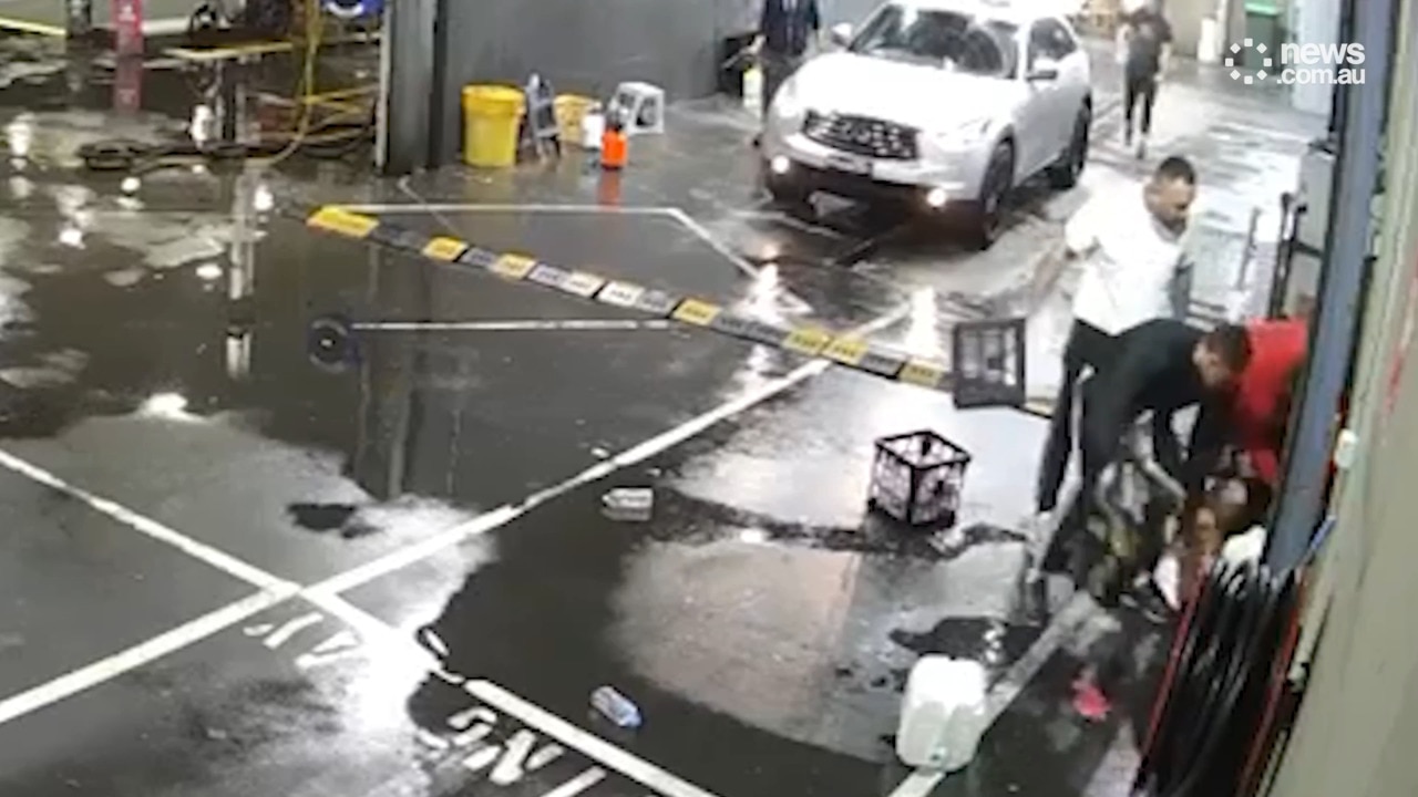 Man bashed at Sydney service station