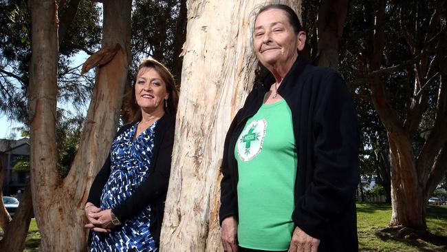 Debra Lynch and Medical Cannabis Users of Australia founder Gail Hester. PHOTO: Richard Gosling