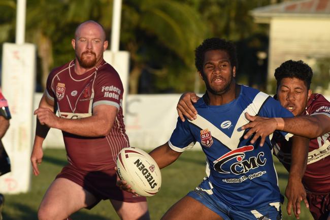 Wallaroos fullback Joey Alberts. Bundaberg Rugby League, Round 9: Wallaroos v Isis Devils at Eskdale Park, Maryborough.Photo Matthew McInerney / Fraser Coast Chronicle. Picture: Matthew McInerney