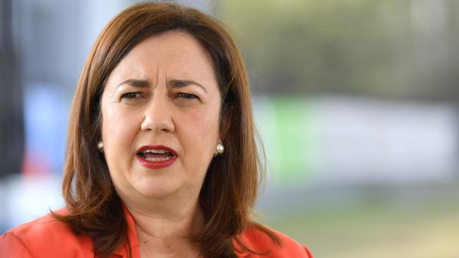 Queensland Premier Annastacia Palaszczuk has been under pressure to reopen the border. (AAP Image/Darren England)