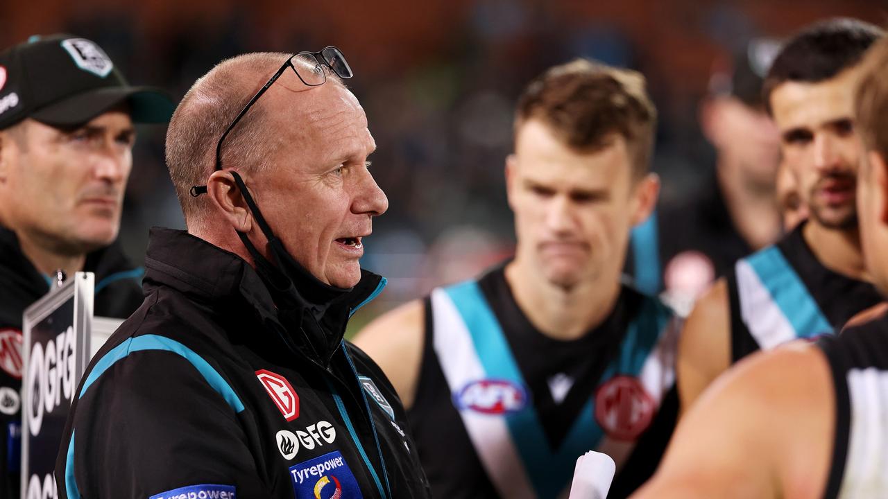 Power coach Ken Hinkley seens to have changed the game plan five games into the season, and it is working. Picture: Getty Images