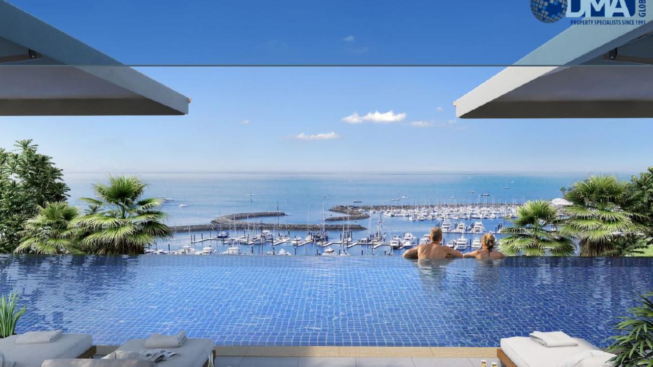 Plans include swim-up terraces. Photo: One Whitsunday Developments Pty Ltd.