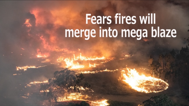 Fears fires will merge into mega blaze