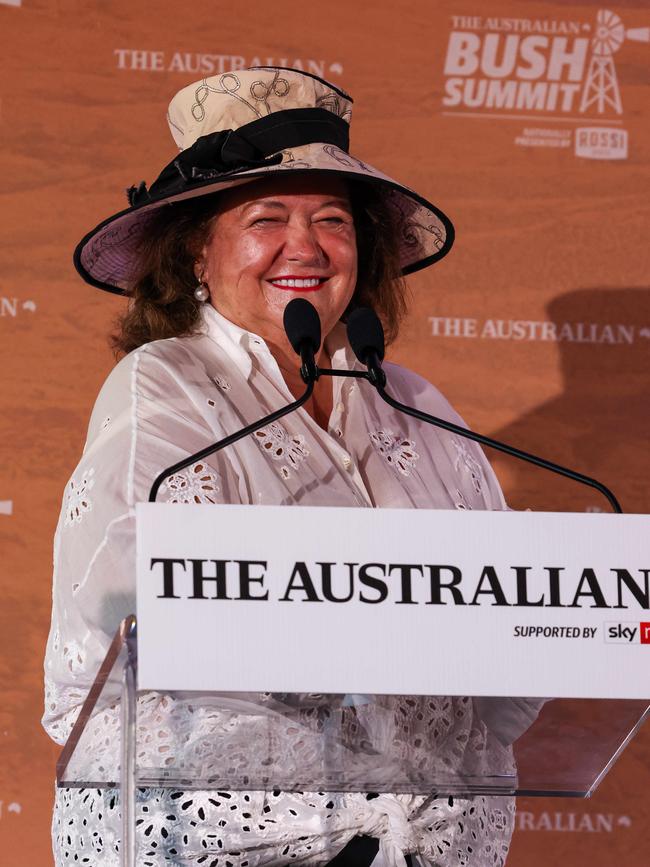 Gina Rinehart is set to attend the Trump inauguration. Picture: Colin Murty