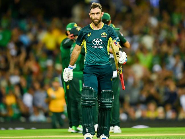 Glenn Maxwell has suffered a hamstring injury. Picture: Izhar Khan/Getty Images