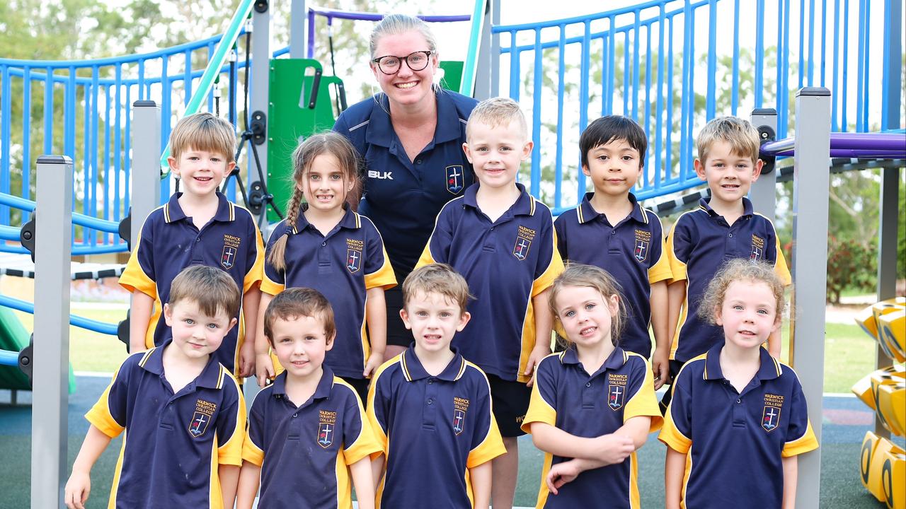 Warwick Christian College Prep Class top: Mrs Goulding Middle Row: Timothy, Tiarna, Maverick, Joshua, James Front Row: Emmett, Patrick, Ezekiel, Evelyn, Eleanor