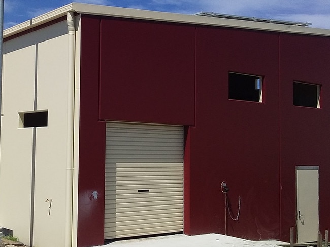 New plant room taking shape at the Maclean Swimming Pool.