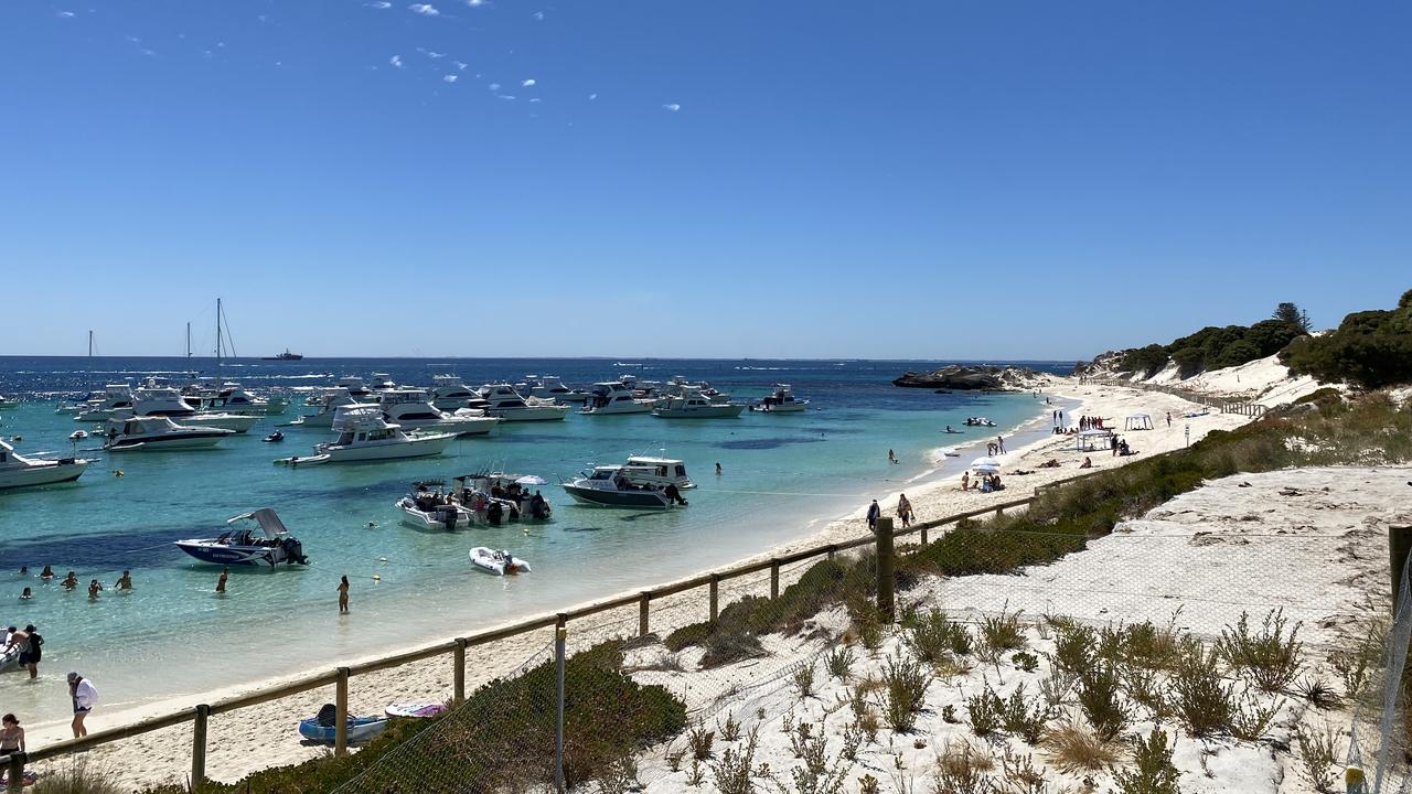 Rottnest Island can get busy during peak season.