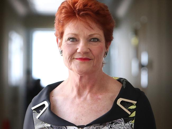 Australian IS brides and their children are not getting any sympathy from One Nation’s Pauline Hanson. Picture: Kym Smith