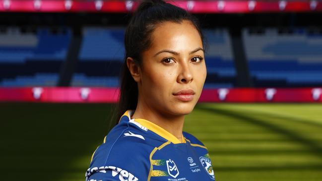 Tiana Penitani is in doubt for Parramatta’s biggest ever game in the NRLW. Picture: Richard Dobson